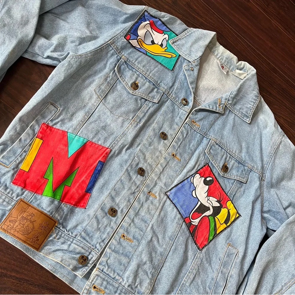Vintage *RARE* Mickey & Co. Denim Jacket - Picture 2 of 5